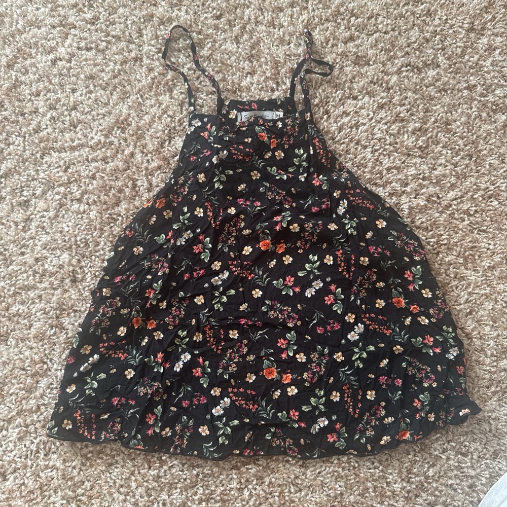 Suite Benedict floral halter crop top
